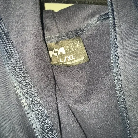 POPFLEX Zip Cloud Hoodie Academic Navy - L/XL - Gently Used - Picture 6 of 6